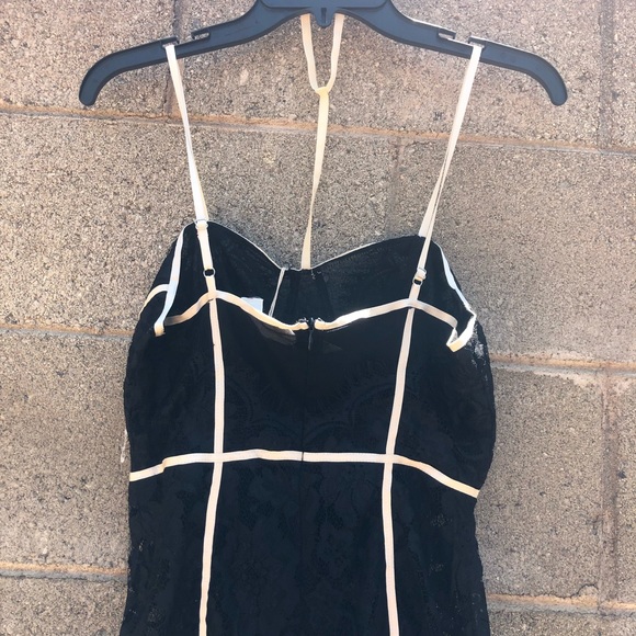 NWT LATISTE Sexy Black Lace Slip+ Undies Dress SZS - Picture 5 of 15